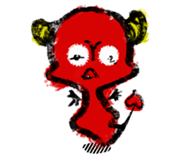 Floating Devil sticker #12230319