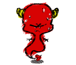 Floating Devil sticker #12230321