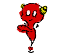 Floating Devil sticker #12230322