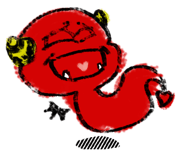 Floating Devil sticker #12230323