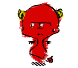Floating Devil sticker #12230327