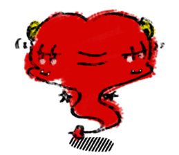 Floating Devil sticker #12230328