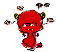 Floating Devil sticker #12230330
