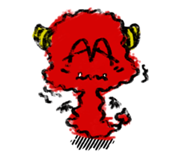Floating Devil sticker #12230333