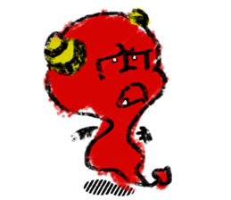 Floating Devil sticker #12230335