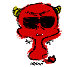 Floating Devil sticker #12230337