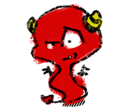 Floating Devil sticker #12230338