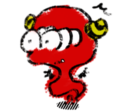 Floating Devil sticker #12230342