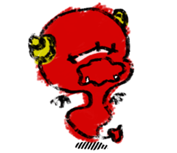 Floating Devil sticker #12230345