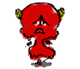 Floating Devil sticker #12230346