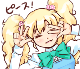 BlondGirlStickerRe sticker #12230837