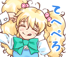 BlondGirlStickerRe sticker #12230840