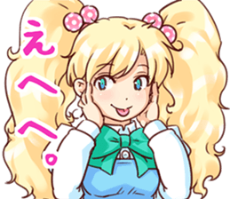 BlondGirlStickerRe sticker #12230841