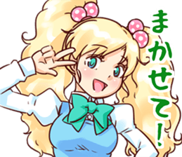 BlondGirlStickerRe sticker #12230846