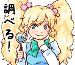 BlondGirlStickerRe sticker #12230849