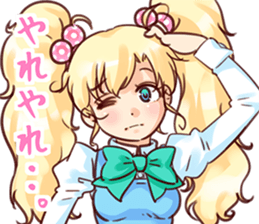 BlondGirlStickerRe sticker #12230851