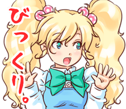 BlondGirlStickerRe sticker #12230854