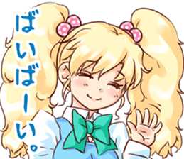 BlondGirlStickerRe sticker #12230855