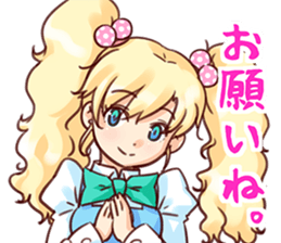 BlondGirlStickerRe sticker #12230857