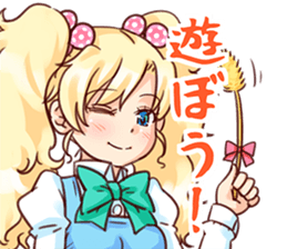 BlondGirlStickerRe sticker #12230859