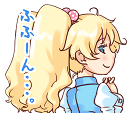 BlondGirlStickerRe sticker #12230860