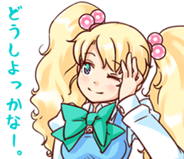 BlondGirlStickerRe sticker #12230861