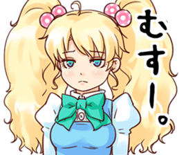 BlondGirlStickerRe sticker #12230864