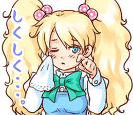 BlondGirlStickerRe sticker #12230865