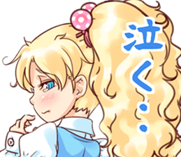 BlondGirlStickerRe sticker #12230866