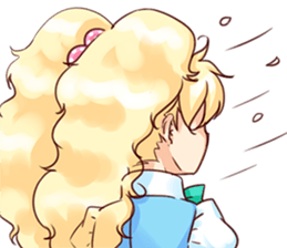 BlondGirlStickerRe sticker #12230868