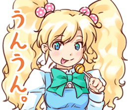 BlondGirlStickerRe sticker #12230869