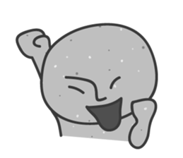 Emotion of Stone-Man sticker #12232418