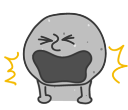 Emotion of Stone-Man sticker #12232437