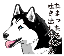 Daily Siberian husky sticker #12233618