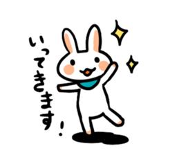 Rabbit and fairy sticker #12233646