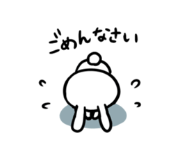 Rabbit and fairy sticker #12233651