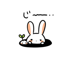 Rabbit and fairy sticker #12233658