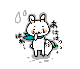 Rabbit and fairy sticker #12233661