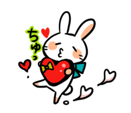 Rabbit and fairy sticker #12233662