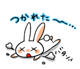 Rabbit and fairy sticker #12233664