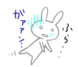 Rabbit and fairy sticker #12233667