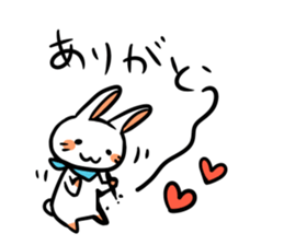 Rabbit and fairy sticker #12233671