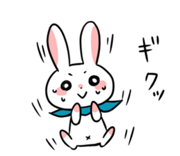 Rabbit and fairy sticker #12233674
