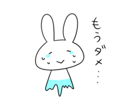 Rabbit and fairy sticker #12233676