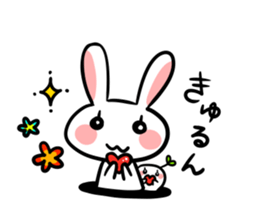 Rabbit and fairy sticker #12233681
