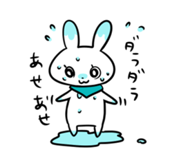 Rabbit and fairy sticker #12233682