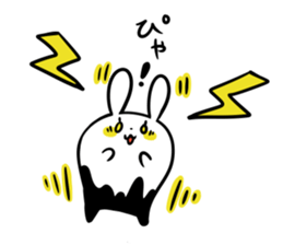 Rabbit and fairy sticker #12233683