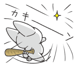 Sticker of Invective Mr. kitten. sticker #12233972