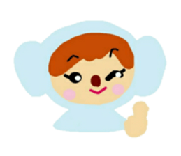 Costume of the animal sticker #12234103