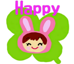 Costume of the animal sticker #12234125